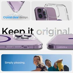 Spigen Ultra Hybrid (MagFit) for iPhone 14 Pro Max Case Cover with MagSafe - Deep Purple